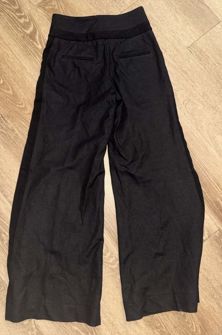 Diane von Furstenberg Black Wide-Leg Pants